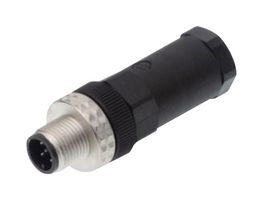 HIRSCHMANN ELST 5012 PG9 Sensor Connector, E Series PG9, M12, Male, 5 Positions, Screw Pin, Straight Cable Mount