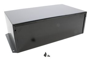 HAMMOND 1411FBXBK. Metal Enclosure, w/ Flange, Utility Box, Aluminium, 102.18 mm, 177.44 mm, 304.44 mm, IP32