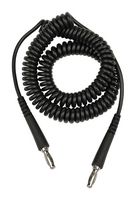 DESCO 14114 ESD Grounding Cord, Banana Plug, Black, 20 ft Length