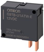 OMRON ELECTRONIC COMPONENTS G9TB-U1ATW-E DC12 Power Relay, SPST-NO, 12 VDC, 120 A, G9TB Series, Bracket, Latching Single Coil
