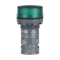 ABB 1SFA619403R5022 LED Panel Mount Indicator, Green, 24 V, 22.3 mm, 16 mA