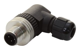 MOLEX 120071-0040 Sensor Connector, BRAD Micro-Change, 120071 Series, M12, Male, 4 Positions, Solder Pin