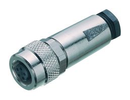 BINDER 99-0422-10-07 Circular Connector, Subminiature Circular Connector, 712 Series, Cable Mount Receptacle