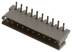MOLEX 22-05-7105 Pin Header, Wire-to-Board, 2.5 mm, 1 Rows, 10 Contacts, Through Hole Right Angle