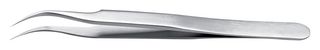 IDEAL-TEK 7.S.0 Tweezer, Precision, Curve, Pointed, Stainless Steel Tip, 120 mm Length