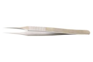 IDEAL-TEK 4SG.CX.0 Tweezer, Precision, Straight, Pointed, Nickel Chrome Tip, 110 mm Length