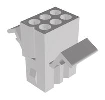 MOLEX 46999-0805 Connector Housing, Natural, Standard .062" 1625 Series, Receptacle, 6 Ways, 3.68 mm