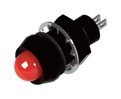 MARL 651-102-23 LED Panel Mount Indicator, Red, 12.7 mm, 19 mA, 450 mcd