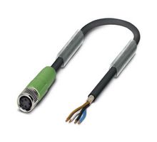 PHOENIX CONTACT 1521944 Sensor Cable, M8 Receptacle, Free End, 4 Positions, 10 m, 33 ft