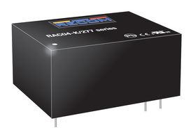 RECOM POWER RAC04-24SK/277 AC/DC PCB Mount Power Supply (PSU), ITE, 1 Output, 4 W, 24 VDC, 167 mA