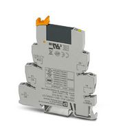 PHOENIX CONTACT 2966650 Solid State Relay, SPST-NO, 3 A, 33 VDC, DIN Rail, Screw, Zero Crossing