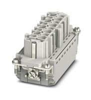PHOENIX CONTACT 1407731 Heavy Duty Connector, HEAVYCON, Insert, 16+PE Contacts, B16, Receptacle, Push Lock Socket
