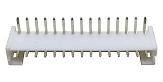 MULTICOMP PRO MP001780 Pin Header, R/A, Wire-to-Board, 2 mm, 1 Rows, 15 Contacts, Through Hole Right Angle, MP W2B 2MM
