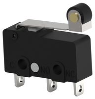 TE CONNECTIVITY - ALCOSWITCH SAJ25YXWHL147SDTSEQ Microswitch, Subminiature, Wheel Type Hinge Lever, SPDT, Solder Lug, 5 A