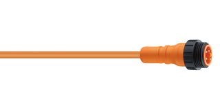 LUMBERG AUTOMATION 97870 Sensor Cable, 4Pos, 2.25 m, 7.3 ft, RS Series