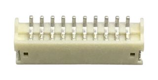 MULTICOMP PRO MP003087 Pin Header, R/A, Wire-to-Board, 1.5 mm, 1 Rows, 10 Contacts, Surface Mount Right Angle
