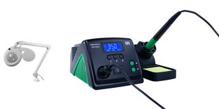 MULTICOMP PRO 35421373 Magnifying and Solder Kit, 80W, 240VAC