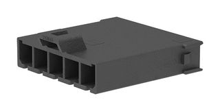 MOLEX 213815-0105 Connector Housing, Black, Mega-Fit 213815 Series, Plug, 5 Ways, 5.7 mm