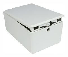 CAMDENBOSS CBEAC-01-WH Plastic Enclosure, Multipurpose, ABS, 40 mm, 60 mm, 90 mm, IP40