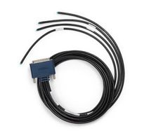 NI / EMERSON 142948-02 Test Cable Assembly, Low Leakage Cable, SHDB62M-BW-LL, 62-Pin D-Sub to Bare Wire, 2 m