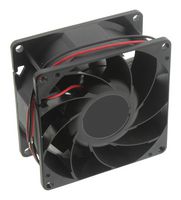 MULTICOMP PRO MP006657 DC Axial Fan, 24 V, Square, 80 mm, 38 mm, Precision Ball Bearing, 84.1 CFM