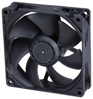 NMB TECHNOLOGIES 09225SA-12N-EA-D0 DC Axial Fan, 12 V, Square, 92 mm, 25 mm, Ball Bearing, 51.2 CFM