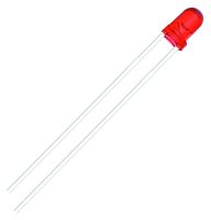 MULTICOMP PRO MP006835 LED, Red, Through Hole, T-1 (3mm), 20 mA, 1.9 V, 640 nm
