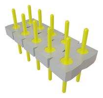 SAMTEC BDL-105-G-E Stacking Board Connector, Vertical, BDL, 10 Contacts, 2.54 mm, Through Hole, 2 Rows