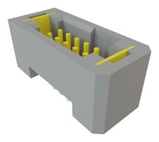 SAMTEC TFM-105-01-L-D-WT Pin Header, Board-to-Board, Wire-to-Board, 1.27 mm, 2 Rows, 10 Contacts, Through Hole