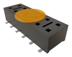 SAMTEC HLE-106-02-F-DV-BE-K-TR PCB Receptacle, Board-to-Board, 2.54 mm, 2 Rows, 12 Contacts, Surface Mount