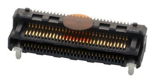 SAMTEC LSHM-120-01-F-DH-A-N-K-TR Mezzanine Connector, Hermaphroditic, 0.5 mm, 2 Rows, 40 Contacts, Surface Mount, Phosphor Bronze