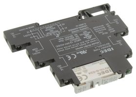 IDEC RV8H-L-AD24 Power Relay, SPDT, 24 VAC/VDC, 6 A, RV8H Series, DIN Rail, Non Latching