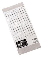 WURTH ELEKTRONIK 691900110101 Terminal Block Marker, Terminal Block Label, Wurth Elektronik WR-TBL Series Terminal Blocks
