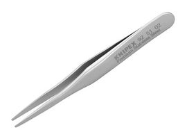 KNIPEX 92 51 02 Tweezers, Gripping, Straight, Blunt, 70 mm, Stainless Steel
