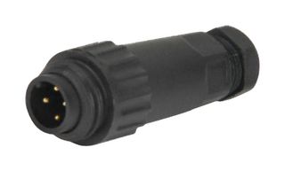 MULTICOMP PRO MP007687 Circular Connector, Sealed Circular Connector, MP WA22, Cable Mount Plug, 3 Contacts, Screw Pin