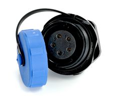 MULTICOMP PRO MP007581 Circular Connector, w/ Cap, Sealed Circular Connector, MP SP17, Panel Mount Receptacle, 5 Contacts