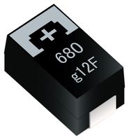 PANASONIC 4TPF680MFH Tantalum Polymer Capacitor, 680 µF, ± 20%, 4 V, D4, 0.015 ohm, 2917 [7343 Metric]