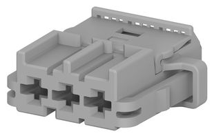 TE CONNECTIVITY - AMP 2-968976-9 Automotive Connector Housing, Grey, MCP 2.8, Receptacle, 3 Ways