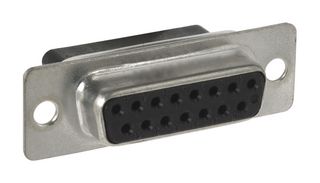 TE CONNECTIVITY - AMP 204516-2 D Sub Connector, High Density, Receptacle, AMPLIMITE HDD, 44 Contacts, DB, Crimp