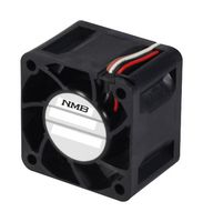 NMB TECHNOLOGIES 04028DA-12T-AK-H0 DC Axial Fan, 12 V, Square, 40 mm, 28 mm, Ball Bearing, 36 CFM
