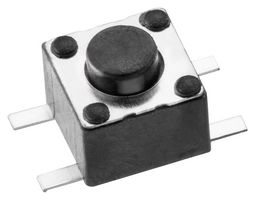 WURTH ELEKTRONIK 430181038816 Tactile Switch, WS-TASV Series, Top Actuated, Surface Mount, Round Button, 160 gf, 50mA at 12VDC