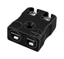 LABFACILITY IM-J-FQ Thermocouple Connector, Miniature, Black, Socket, Type J, IEC, Quick Wire