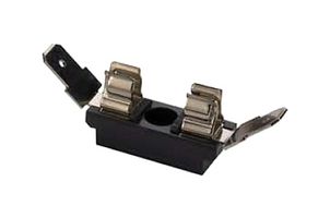 EATON BUSSMANN BK4-HTC-528M Cartridge Fuse Holder, 1 Fuse, 15 A, 250 VAC, 5 mm x 20 mm, Quick Connect