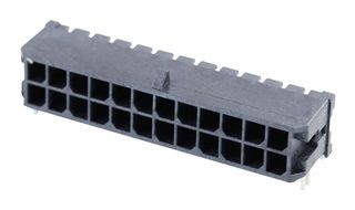 MOLEX 43045-2406 Pin Header, Wire-to-Board, 3 mm, 2 Rows, 24 Contacts, Surface Mount Right Angle