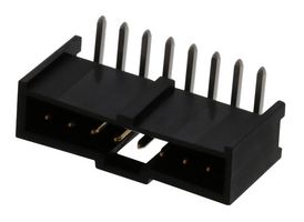 MOLEX 90136-2208 Pin Header, Wire-to-Board, 2.54 mm, 1 Rows, 8 Contacts, Through Hole Right Angle