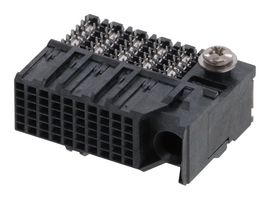 MOLEX 76460-3020 Connector, Impact 76460 Series, 60 Contacts, 1.9 mm, Receptacle, Press Fit Right Angle, 6 Rows
