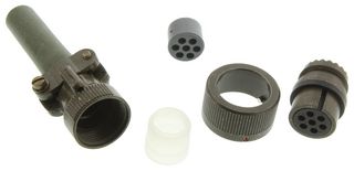 ITT CANNON CA3106E16S-1SB Circular Connector, CA Series, MIL-DTL-5015 Series, Straight Plug, 7 Contacts, Solder Socket