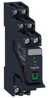 SCHNEIDER ELECTRIC RXG22B7PV Power Relay, DPDT, 24 VAC, 5 A, Harmony RXG Series, Socket, Non Latching