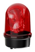 WERMA 88413075 Beacon, Fresnel, LED, Red, Rotating, 24 VAC/DC, 142 mm x 218 mm, IP65
