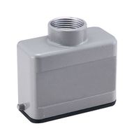 MULTICOMP PRO MP009376 Heavy Duty Connector, Hood, Top Entry, Aluminium Body, 1 Lever, 10A